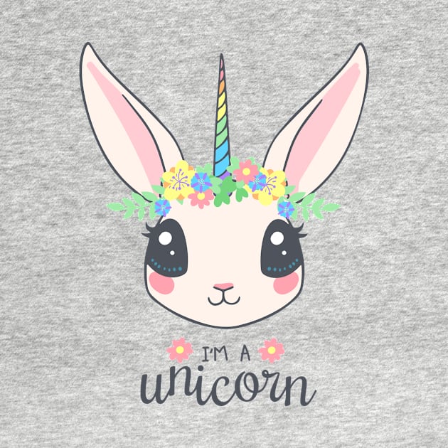 I'm A Unicorn - Bunny by Humoratologist